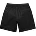 Supreme Small Box Baggy Mesh Short - Black (front)
