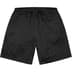 Supreme Small Box Baggy Mesh Short - Black (front)