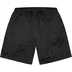 Supreme Small Box Baggy Mesh Short - Black (front)