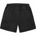 Supreme Small Box Baggy Mesh Short - Black (front)