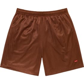 Supreme Small Box Baggy Mesh Short Brown