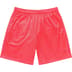 Supreme Small Box Baggy Mesh Short - Coral (front)