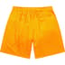 Supreme Small Box Baggy Mesh Short - Gold (front)