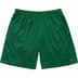 Supreme Small Box Baggy Mesh Short - Green (front)
