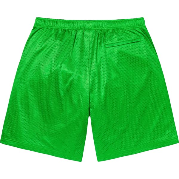 Supreme Small Box Baggy Mesh Short - Green (front)
