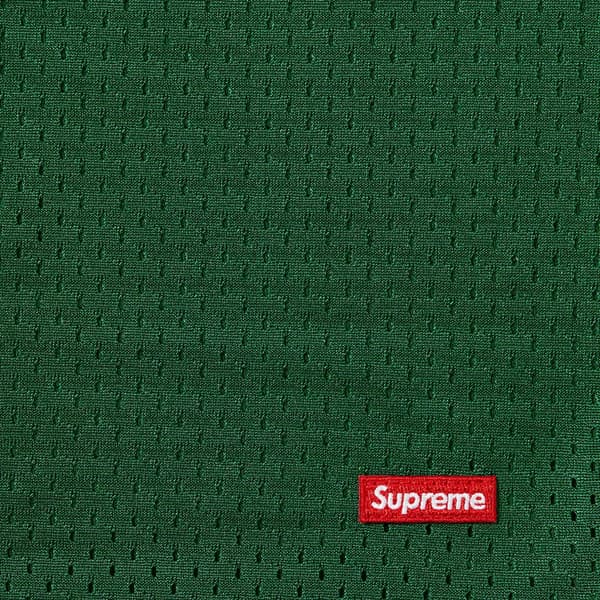 Supreme Small Box Baggy Mesh Short - Green (front)