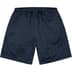 Supreme Small Box Baggy Mesh Short - Navy (front)