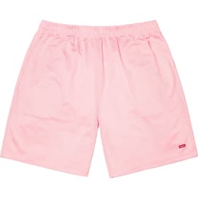 Supreme Small Box Baggy Mesh Short Pink