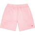 Supreme Small Box Baggy Mesh Short - Pink (front)