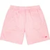 Supreme Small Box Baggy Mesh Short - Pink (front)