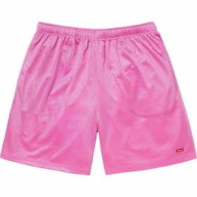 Supreme Small Box Baggy Mesh Short Pink