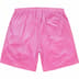 Supreme Small Box Baggy Mesh Short - Pink (front)