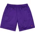 Supreme Small Box Baggy Mesh Short - Purple (front)