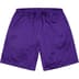 Supreme Small Box Baggy Mesh Short - Purple (front)