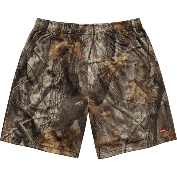 Supreme Small Box Baggy Mesh Short - Realtree® Hardwoods Camo (front)