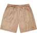 Supreme Small Box Baggy Mesh Short - Tan (front)