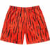 Supreme Small Box Baggy Mesh Short - Tiger (front)