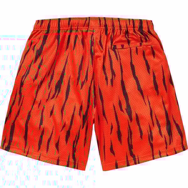 Supreme Small Box Baggy Mesh Short - Tiger (front)