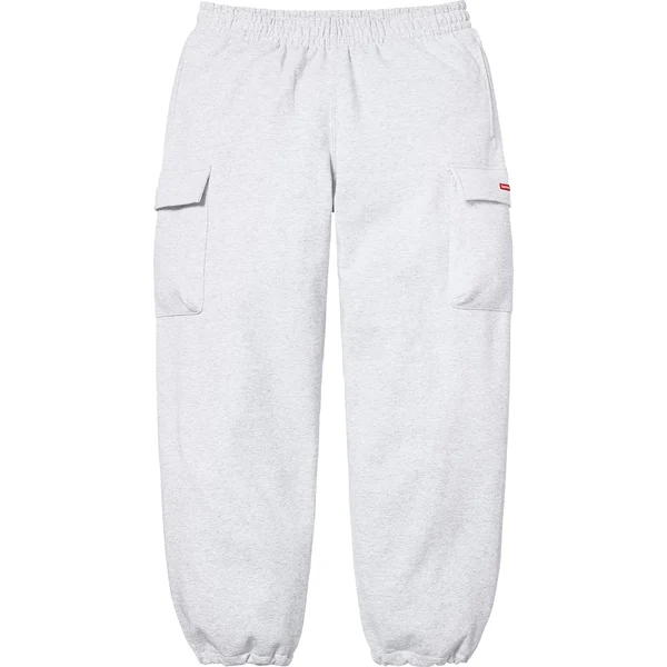 Supreme Small Box Cargo Sweatpant - Ash Grey (front)