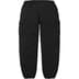 Supreme Small Box Cargo Sweatpant - Black (front)