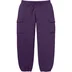 Supreme Small Box Cargo Sweatpant - Dark Purple (front)
