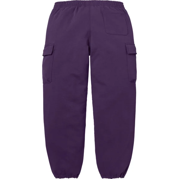 Supreme Small Box Cargo Sweatpant - Dark Purple (front)