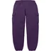 Supreme Small Box Cargo Sweatpant - Dark Purple (front)