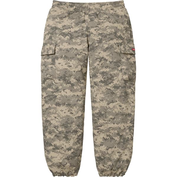 Supreme Small Box Cargo Sweatpant - Digi Camo (front)