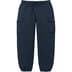 Supreme Small Box Cargo Sweatpant - Navy (front)