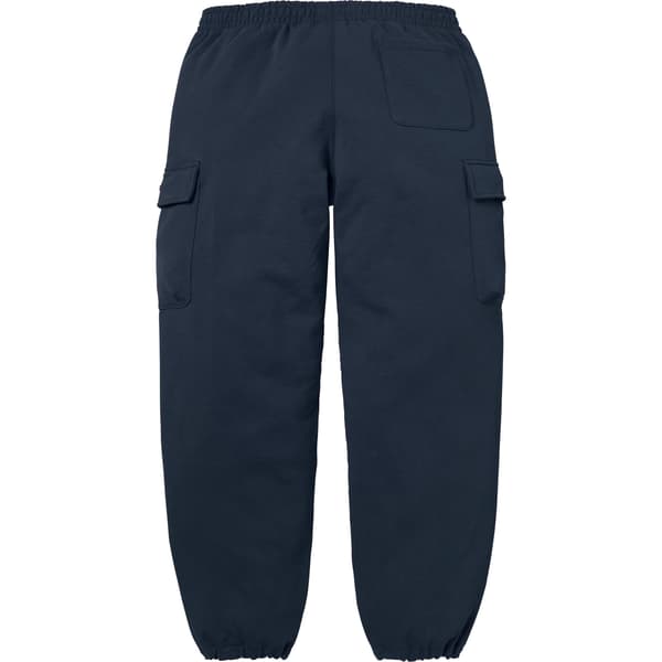 Supreme Small Box Cargo Sweatpant - Navy (front)