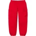 Supreme Small Box Cargo Sweatpant - Red (front)
