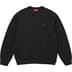 Supreme Small Box Crewneck - Black (front)