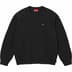 Supreme Small Box Crewneck - Black (front)