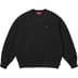 Supreme Small Box Crewneck - Black (front)