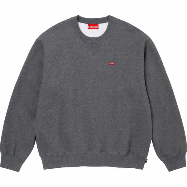 Supreme Small Box Crewneck - Charcoal (front)