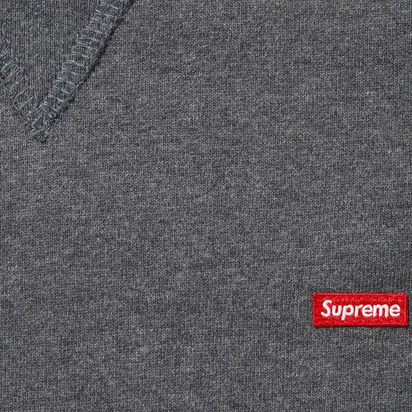 Supreme Small Box Crewneck - Charcoal (front)