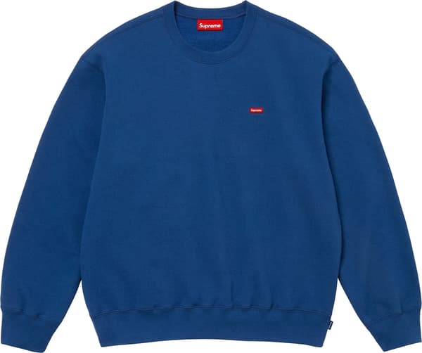 Supreme Small Box Crewneck - Dark Royal (front)
