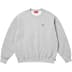 Supreme Small Box Crewneck - Heather Grey (front)