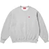 Supreme Small Box Crewneck - Heather Grey (front)