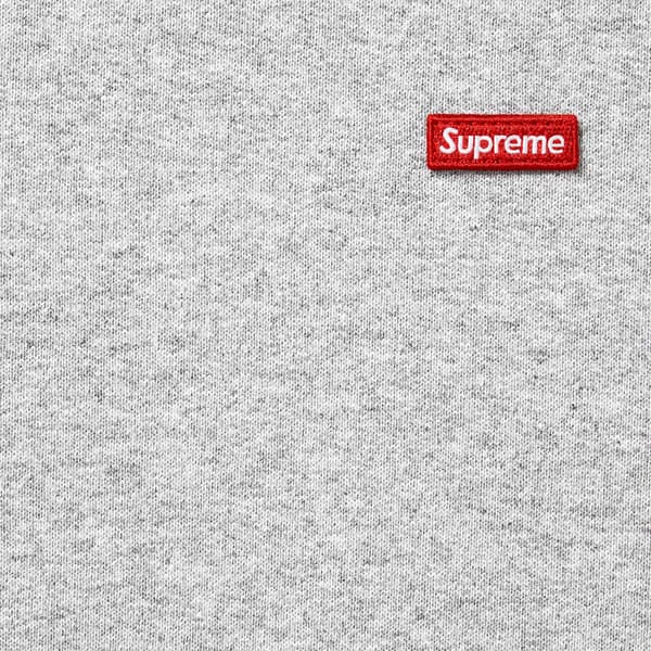 Supreme Small Box Crewneck - Heather Grey (front)
