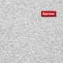 Supreme Small Box Crewneck - Heather Grey (front)