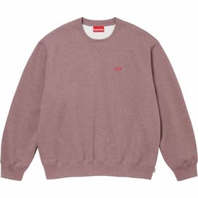 Supreme Small Box Crewneck Heather Mauve