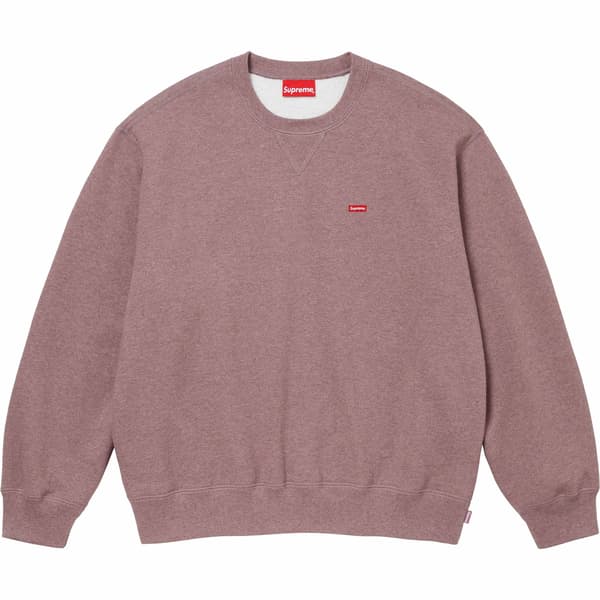 Supreme Small Box Crewneck - Heather Mauve (front)