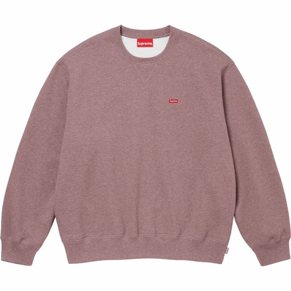 Supreme Small Box Crewneck - Heather Mauve (front)