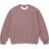 Supreme Small Box Crewneck - Heather Mauve (front)