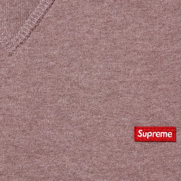 Supreme Small Box Crewneck - Heather Mauve (front)