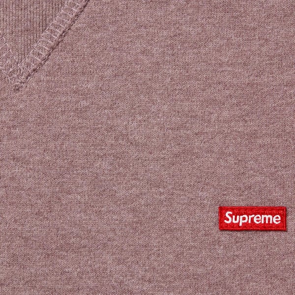 Supreme Small Box Crewneck - Heather Mauve (front)