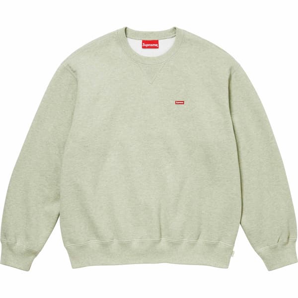 Supreme Small Box Crewneck - Heather Mint (front)