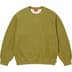 Supreme Small Box Crewneck - Heather Olive (front)