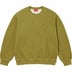 Supreme Small Box Crewneck - Heather Olive (front)